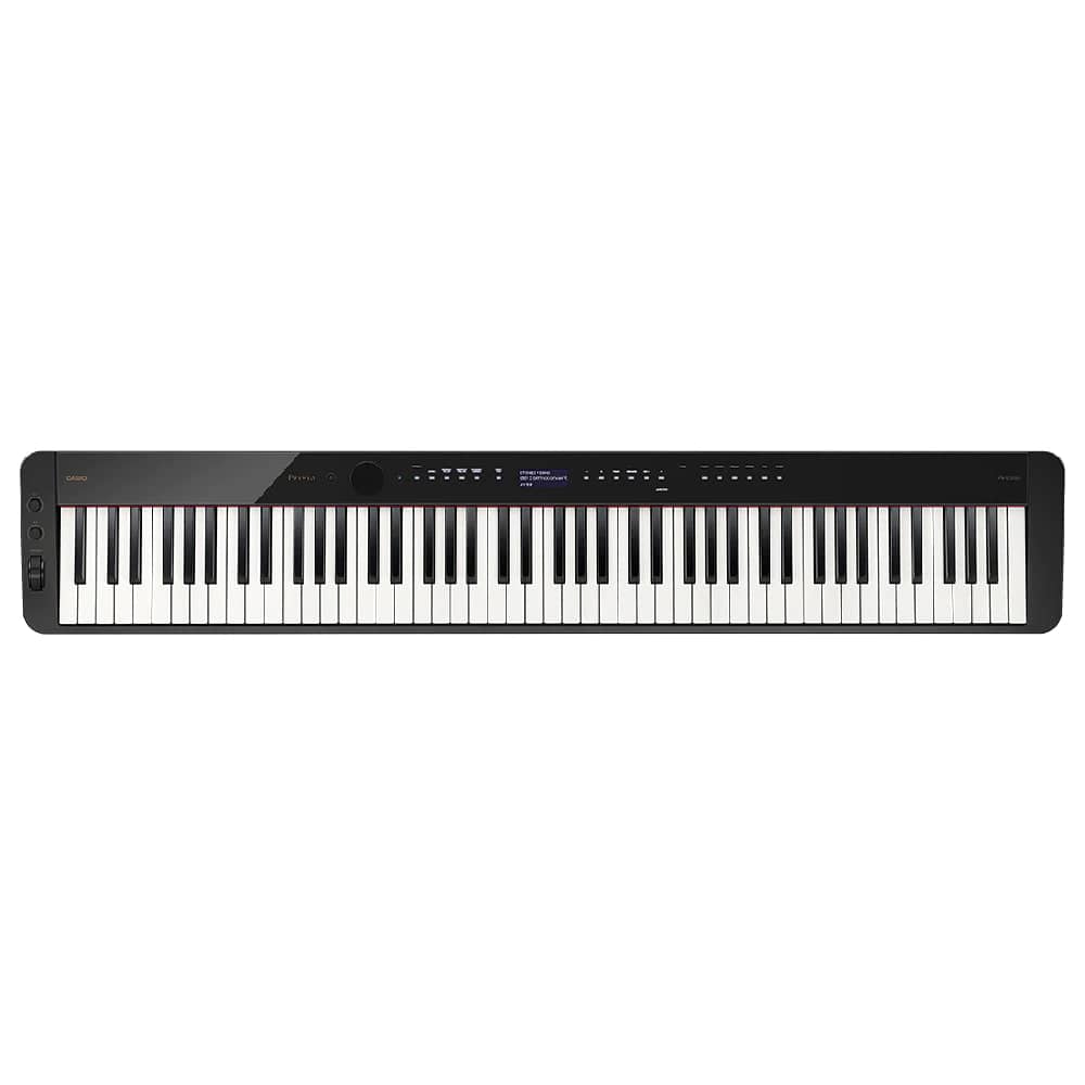 casio digital pianos black casio privia series px-s3100 88 key digital piano with piano stand and stool #color_only-piano